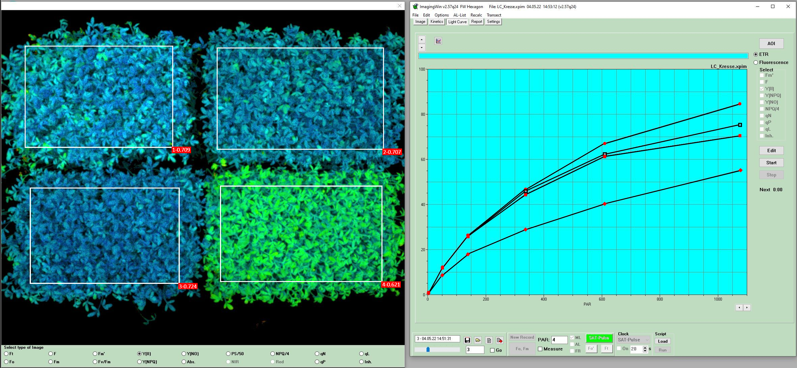 蜂巢矩陣葉綠素熒光成像系統hexagon-imaging-pam - 植物生理生態研究